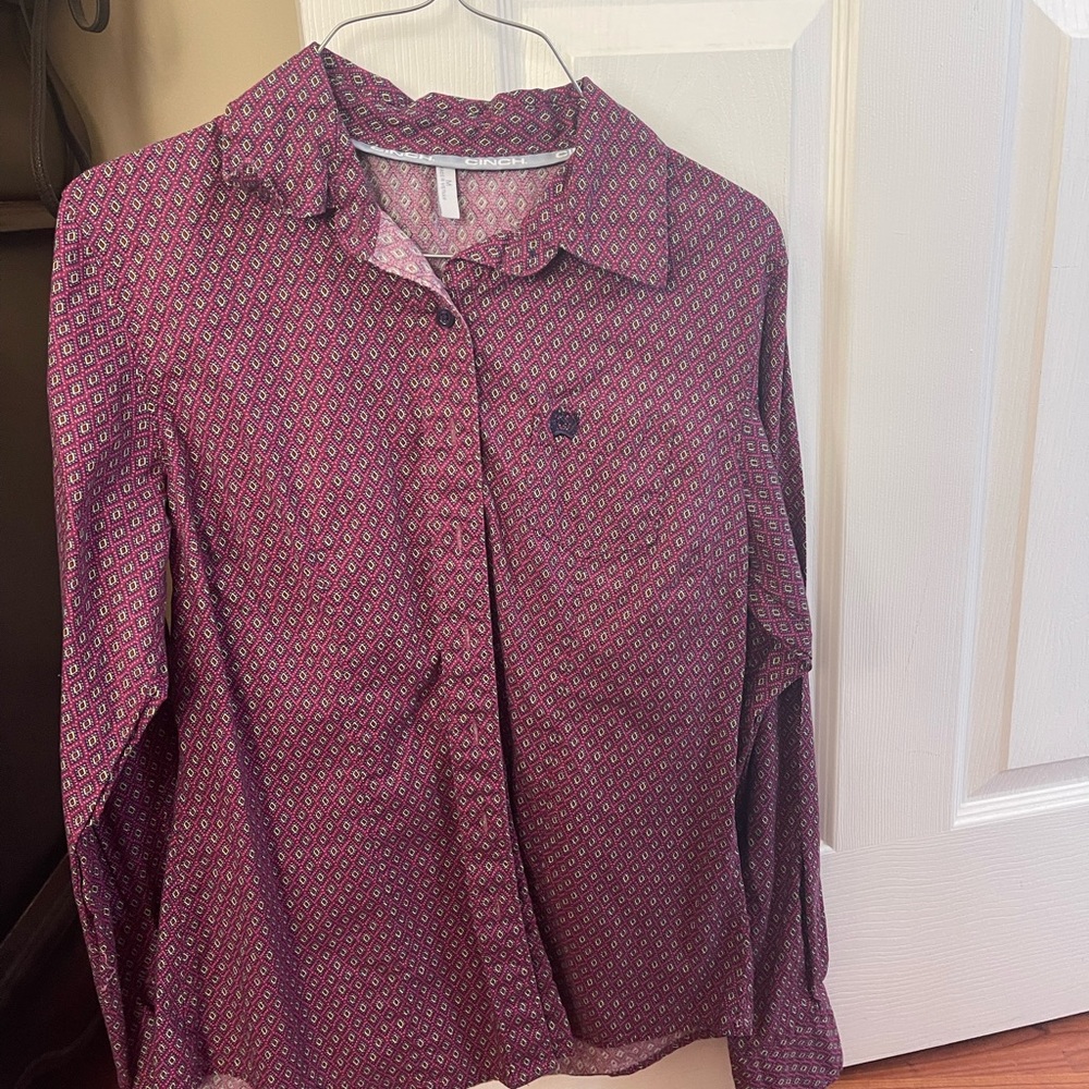 Cinch ladies medium shirt